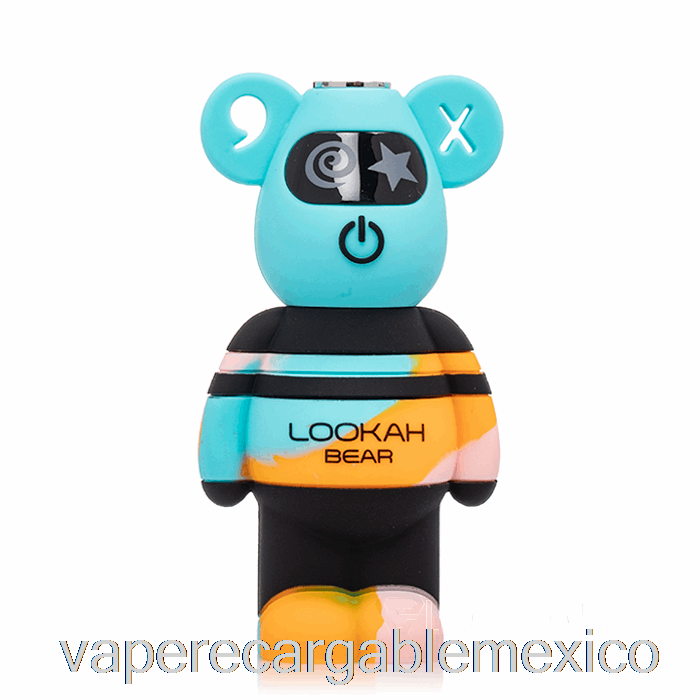 Vape Recargable Lookah Oso 510 Batería Azul Tie-dye